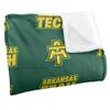 Arkansas Tech University Blanket, 60"x80" Logo Pattern Silky Touch Super Soft Throw Blanket view 3