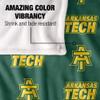 Arkansas Tech University Blanket, 60"x80" Logo Pattern Silky Touch Super Soft Throw Blanket view 4