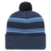 47 Men's Navy Tennessee Titans Fadeout Cuffed Knit Hat with Pom view 2