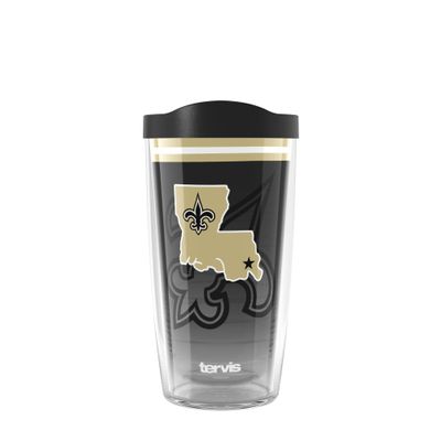 Tervis NFL New Orleans Saints - Forever Fan Made in USA Double Walled Insulated Tumbler Travel Cup Keeps Drinks Cold & Hot, 16oz, Classic