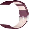 18 mm Straps Compatible with Withings ScanWatch 2 38 mm Leather Strap, Replacement Strap, Leather Strap, Wrist Band Accessory for ScanWatch 2, 38 mm Watch Strap (Wine), Leather, Leather view 2