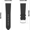 18 mm Straps Compatible with Withings ScanWatch 2 38 mm Leather Strap, Replacement Strap, Leather Strap, Wrist Band Accessory for ScanWatch 2, 38 mm Watch Strap (Wine), Leather, Leather view 4