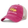 Bigger The FUPA Tastier The Chalupa Hat Mens Fashionable Taco Cycling Caps Men Pink Caps Vintage for Fisherman view 1