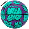 AND1 Toss Up 28.5 Rubber Basketball: Streetball for Indoor and Outdoor Use, Deep Channel Construction and Durability, Includes 10 Pump view 1