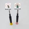 10 Spokes Watch Movement Rotor Screwdriver 2PCS Aluminum Steel Screwdriver Watch Accessories for Omega 8800/8801/8804 Movement view 4