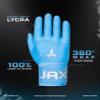 JAX Batting Gloves | Baby Blue | Strap Cuff view 2
