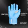 JAX Batting Gloves | Baby Blue | Strap Cuff view 3