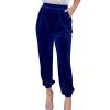 ZYXTIM Luxury Velour Trousers for Women UK Elastic Waist Soft Comfy Warm Casual Pants Drawstring Loose Yoga Sweatpants Tracksuit BottomsBlueLarge view 1