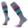 Smartwool Womens Ski Targeted Cushion Pattern Over The Calf Socks Pewter Blue Medium view 2