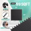 Yes4All EVA Interlocking Mats, Puzzle Floor Tiles, Foam Floor Padding with Border for Furniture, Home Space, Living Room, Garage 11,15,32,99 SQFT view 2