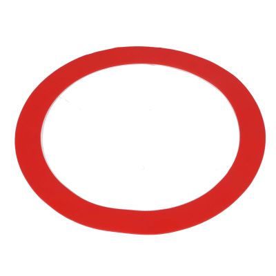 Golf Practice Target Rings, Putting Chipping Training Circle Ultra Thin Silicone Vibrant Indicator for Golf Training (Red Small Circle 50.5cm)
