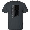 Gladiator American Flag USA Overland T-Shirt Carolina Blue/L view 2