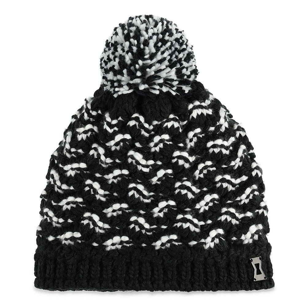 Spyder Kids Girls Brrr Berry Hat (Little Kid/Big Kid) Black Medium-Large
