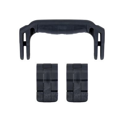 Pelican 1430 Replacement Handle & Latch Set by ColorCase - Black - Handle and Double Throw Latches