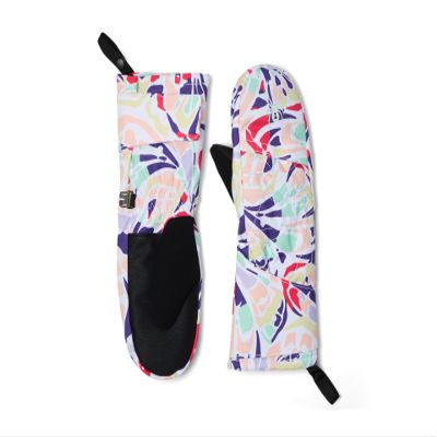 Spyder Girl's Toddler Cubby Ski Mittens Gloves, Butterfly Multi, Medium