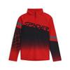 Spyder Boy's Incline Half Zip Ski Base Layer Sweater Jacket, Spyder Red, Large view 1