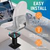 Boat Seat Swivel Base, Replacement Mount for Bass or Jon Boats, Van, Bar Stool, and Chair Accessories, Swivel Bracket and Seat Plate Replacement Parts 1 Pack view 3