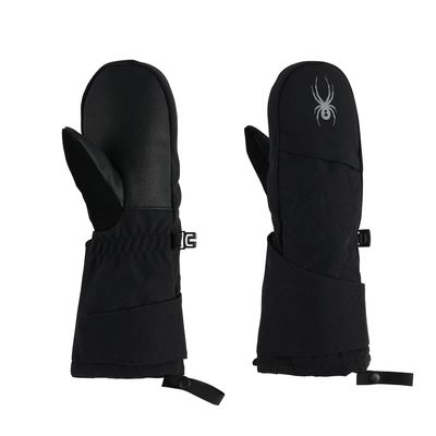 Spyder Boy's Toddler Cubby Ski Mittens Gloves, Black, Medium