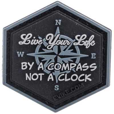 Evike Operator Profile PVC Hex Patch (Model: Compass Not A Clock)