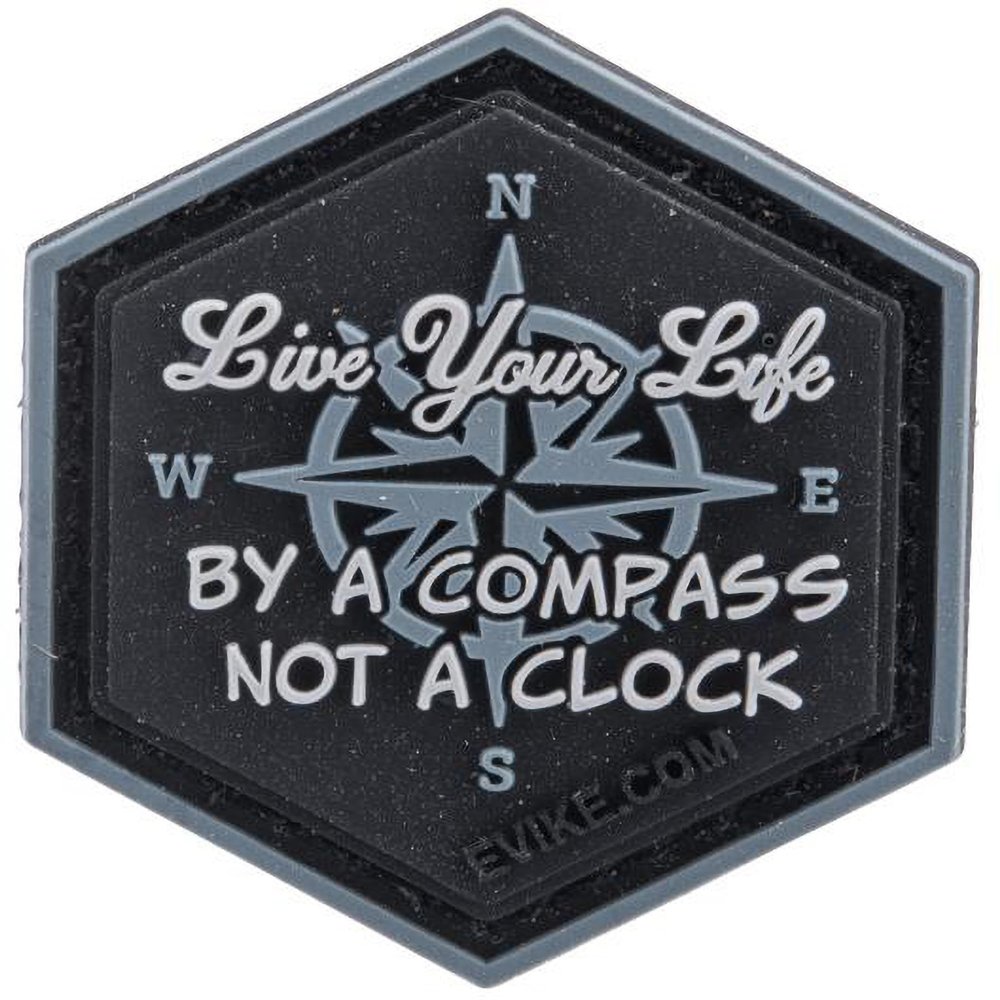 Evike Operator Profile PVC Hex Patch (Model: Compass Not A Clock)
