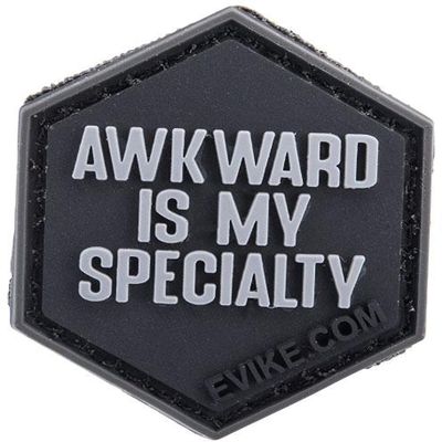 Evike Operator Profile PVC Hex Patch Catchphrase Series 7 (Model: Awkward)