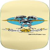 Boardparadise Anti Hero BERES Big Bord 2 Skate Deck-8.63x32.04 Cream