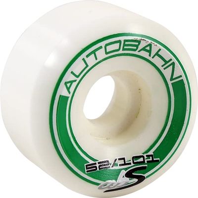 Boardparadise Autobahn ABS GT1 WIDEBODY 52mm WHT W/GRN Wheels Set