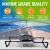 Better Boat Clamp On Boat Seat Swivel Mount for Jon Boats 360 Degree, Adjustable 9 to 18.5 Inch, Powder Coated Carbon Steel with Tightening Tool Included view 3