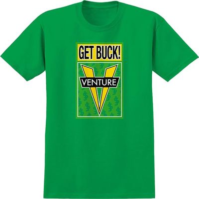 Boardparadise Venture Shake JUNT Awake SS Tshirt Small Irish GRN