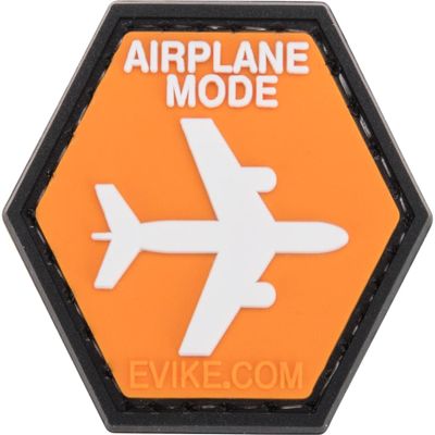 Evike Operator Profile PVC Hex Patch Signs Series (Type: Airplane Mode)