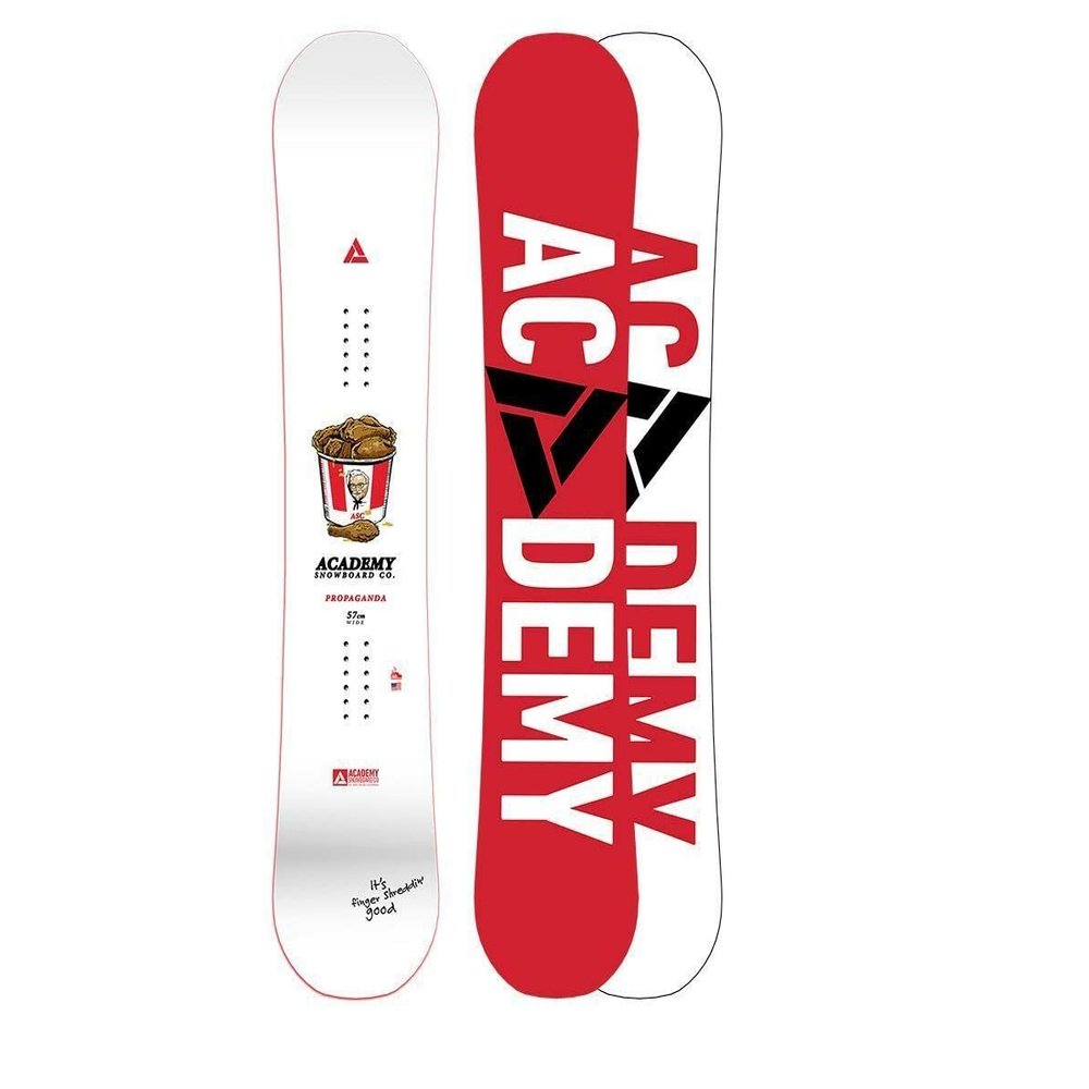 Academy Propaganda Snowboard White KFC 156