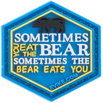 Evike Operator Profile PVC Hex Patch (Model: Sometimes The Bear)