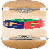 Grizzly G64 Skateboard Complete-7.75 Natural