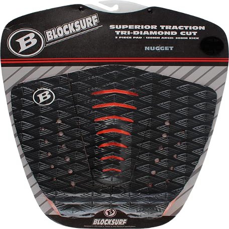 Boardparadise Block SURF Nugget TAILPAD BLK/ORG