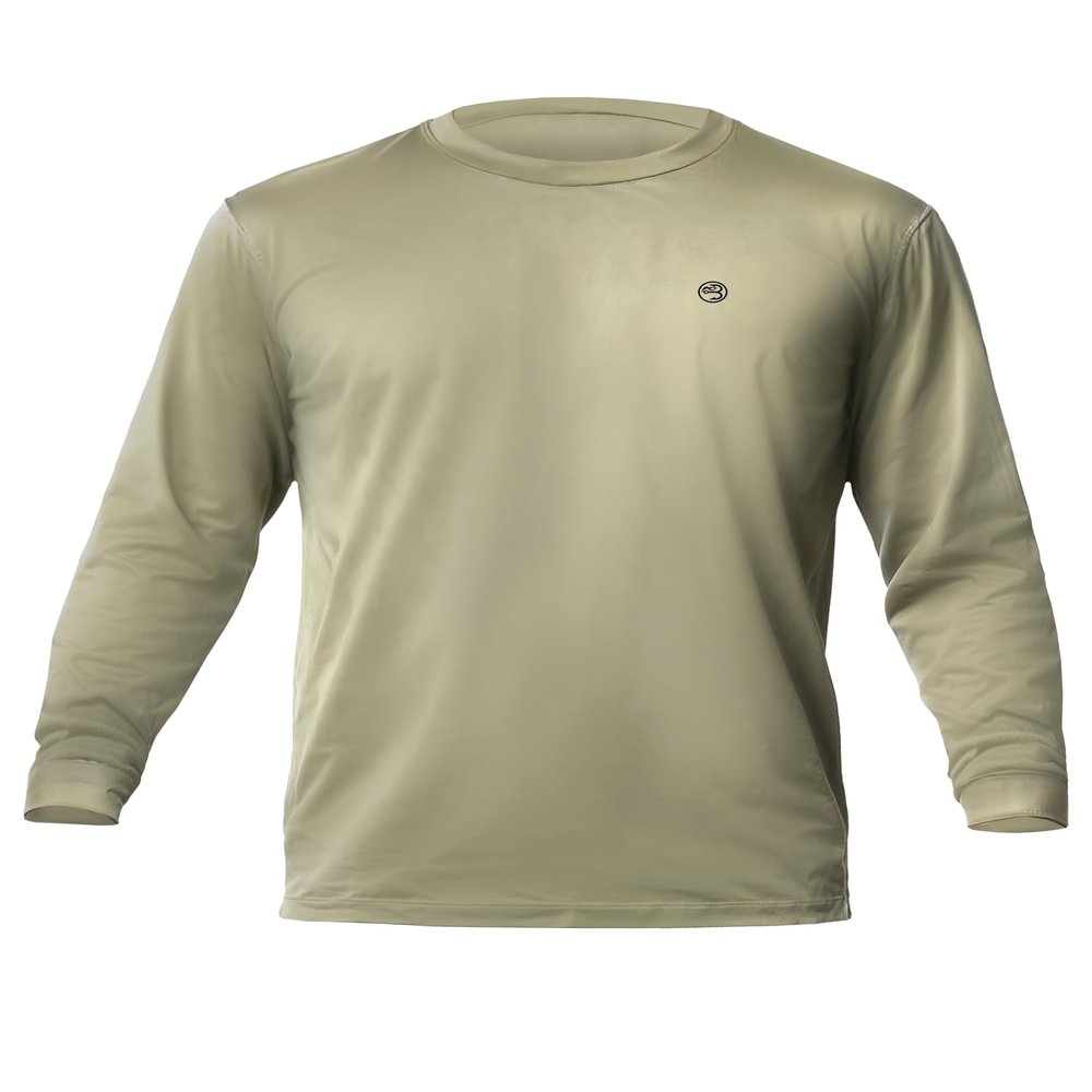 Baitium Mens Dry-Fit UPF 50+ Sun Shirt, Fishing Shirts for Men Long Sleeve, UV Sun Protection Apparel, Quick Dry Moisure Wicking Rash Guard Shirts-Olive- Small