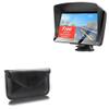 BoxWave Case Compatible with Xgody 706F - Elite Leather Messenger Pouch, Synthetic Leather Cover Case Envelope Design - Jet Black view 1