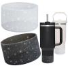 2Pcs Protective Silicone Boot for Stanley Quencher Adventure 40oz 30oz & Stanley IceFlow 20oz 30oz, Protective Cup Bottom Sleeve Cover for Bottles with 2.8-3in Bottom, Stanley Cup Accessories view 1