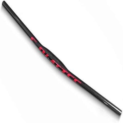 Modified MTB Flat Handlebar Carbon Fibre Mountain Bike Handlebar Ultra-light Super-long Handlebar Road Bike Crossbar (Color : Red, Size : 680mm)