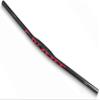 Modified MTB Flat Handlebar Carbon Fibre Mountain Bike Handlebar Ultra-light Super-long Handlebar Road Bike Crossbar (Color : Red, Size : 680mm) view 1