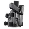 GUN & FLOWER Drop Leg Holster, Fits Glock 17/19 (Gen1-5), 22/23 /31/32 (Gen1-4), 19x /44/45, Level II Retention Duty Kydex Pistol Holster, Adjustable Strap & Ride Hight, Right Hand view 1