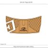 ATDEK 2016-2017 Regal 2300RX Swim Platform 1/4 6mm eva Faux Teak Deck Surfing Boat Fishing Boat Motorcycle Hurts crapet Non-Slip mat Floor (Brown Over Black) (Browm Over White) view 2
