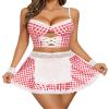 Avidlove Sexy Maid Lingerie for Women Roleplay Lingerie Cosplay Lingerie Set Sexy Maid Costumes view 1