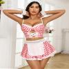Avidlove Sexy Maid Lingerie for Women Roleplay Lingerie Cosplay Lingerie Set Sexy Maid Costumes view 4
