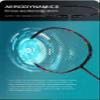 BBQ2.0 Professional Badminton Racket with Free String Bag, 100% Full Carbon Fiber Raket Super Light, 8U G5 65g (1pcs White Boxed) view 4