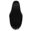 G&T Wig Long Black Wig for Mordicia Costume 30inch Black Witch Wig Middle Part Straight Black Cosplay Wigs for Women Halloween Party view 4