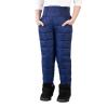 Kids Snow Ski Pants Water-proof Insulated Windproof Ripstop Snowboard Pants Boys Girls Activewear Down (Blue, 6-7 Years) view 1