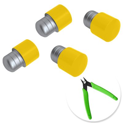 Glintbay 2 Pairs Frame Replacement Rivet for Oakley Holbrook Sunglasses - Yellow