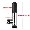 Mojiate Made 2Pcs Stainless Clamp on Fishing Rod Holder, 316 Stainless Tournament Style Clamp on Fishing Rod Holder, Portable Fishing Pod Rack (Black) view 2