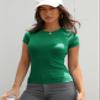 Abardsion Women Casual Raglan Sleeve Crewneck Slim T Shirts - 2026 Spring Summer Basic Activewear Going Out Tops(Green, L) view 3