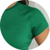 Abardsion Women Casual Raglan Sleeve Crewneck Slim T Shirts - 2026 Spring Summer Basic Activewear Going Out Tops(Green, L) view 4
